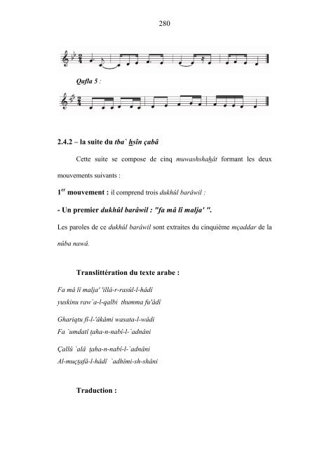 Le répertoire musical de la confrérie religieuse al ... - E-Corpus