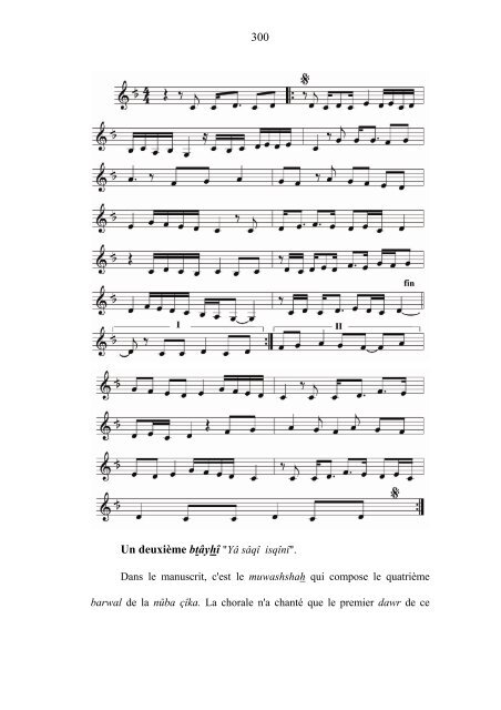 Le répertoire musical de la confrérie religieuse al ... - E-Corpus