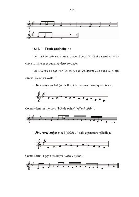 Le répertoire musical de la confrérie religieuse al ... - E-Corpus