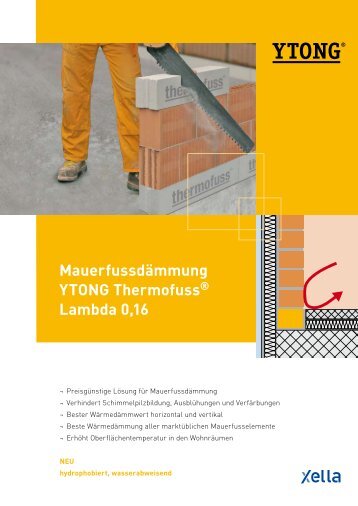 BroschÃ¼re Ytong Thermofuss