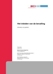 Het inleiden van de bevalling - Medisch Centrum Haaglanden