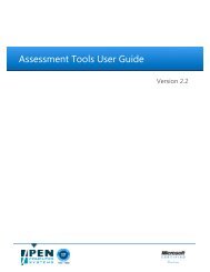 Assessment Tools User Guide - Pen Computer Systems