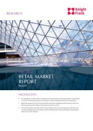 Retail MaRket RepoRt - Knight Frank