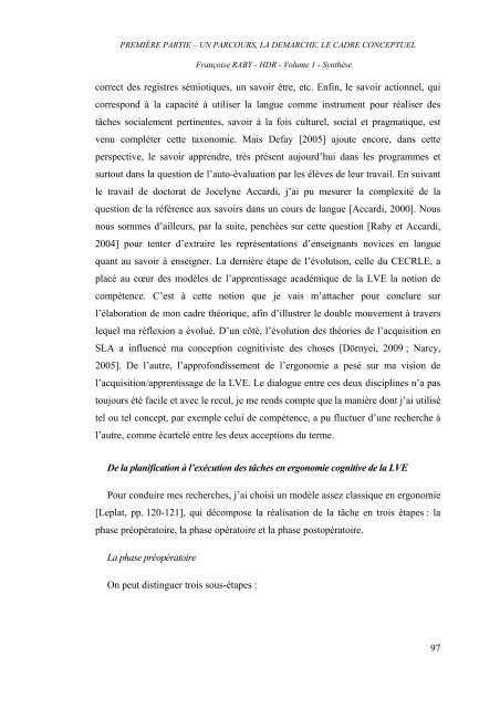 L'analyse de l'activitÃ© dans l'enseignement et l'apprentissage d'une ...