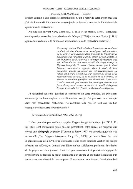 L'analyse de l'activitÃ© dans l'enseignement et l'apprentissage d'une ...