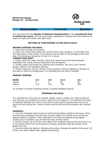 Rhodes19 Doyle Tuning.pdf - Sailmaker.org