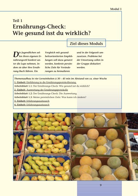 Fit und gesund durch Bewegung und richtige Ernährung