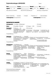 Fragebogen fÃ¼r Kinder mit Verhaltens- und /oder - AG ADHS