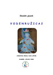 EkoloÅ¡ki glasnik 2008 - Osnovna Å¡kola Nad lipom