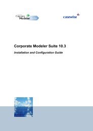 Corporate Modeler Suite 10.3 - Casewise