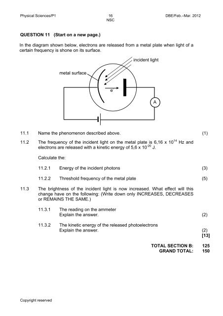 graad 12 national senior certificate grade 12 - Department of Basic ...