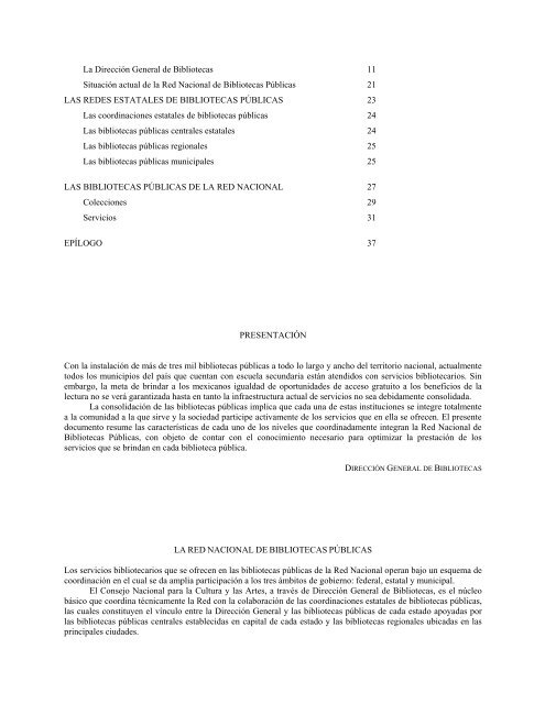 La Red Nacional de Bibliotecas PÃºblicas - DirecciÃ³n General de ...