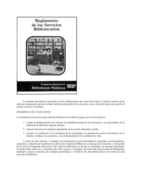 La Red Nacional de Bibliotecas PÃºblicas - DirecciÃ³n General de ...