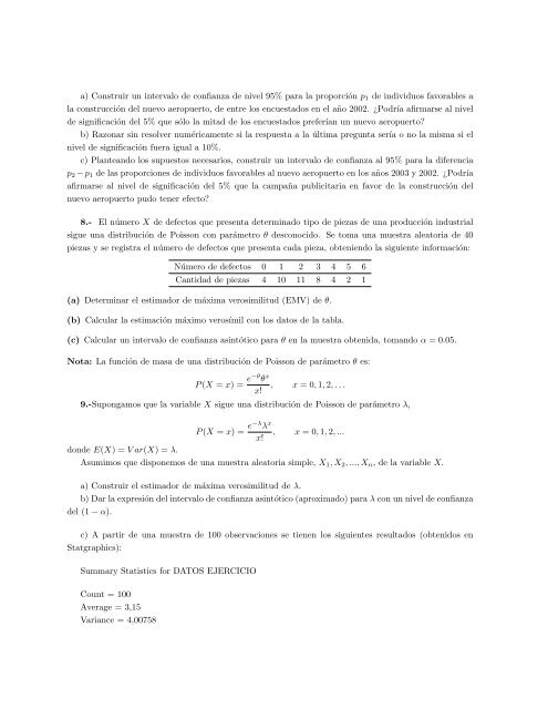 LEC/LADE/LECD/LADED HOJA DE PROBLEMAS 3 INTERVALOS ...