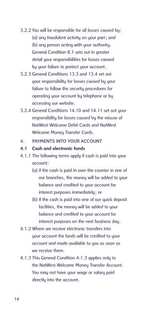 [PDF] NatWest Welcome Account