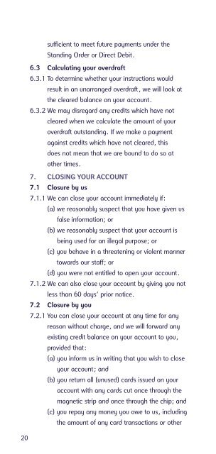 [PDF] NatWest Welcome Account