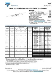 RNX Datasheet - Vishay