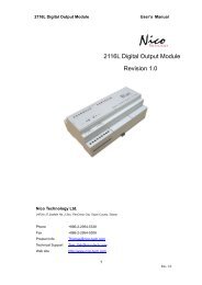 2116L Digital Output Module Revision 1.0