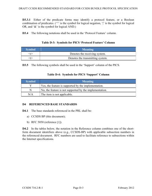 CCSDS 734.2-R-1, CCSDS Bundle Protocol Specification (Red ...