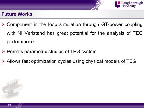 Performance analysis of TEGs applied in the EGR path of a heavy ...