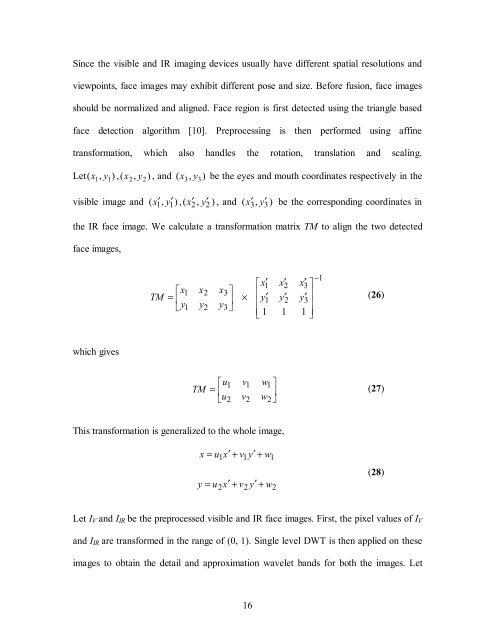 Hierarchical Fusion of Multi Spectral Face Images for Improved ... - IIIT