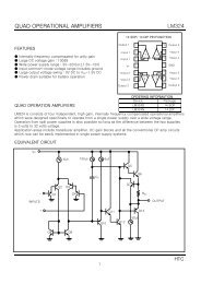 QUAD OPERATIONAL AMPLIFIERS LM324