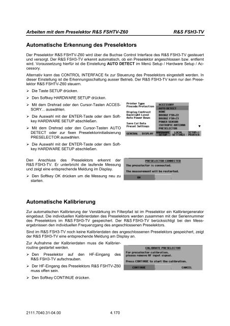 TV Analysator R&SÂ® FSH3-TV - Rohde & Schwarz