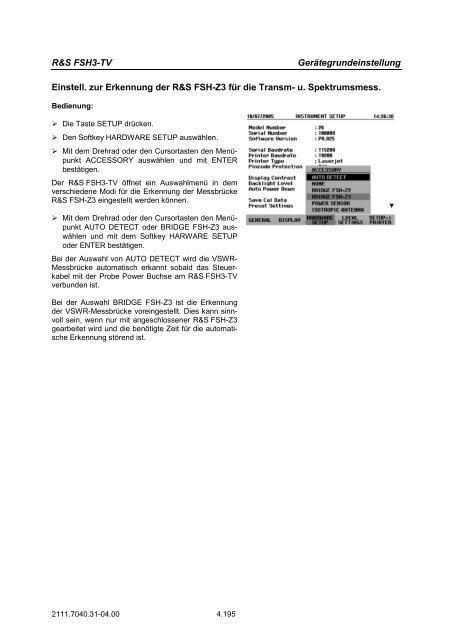 TV Analysator R&SÂ® FSH3-TV - Rohde & Schwarz