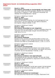Download Zilver catalogus (PDF) - Venduehuis der Notarissen