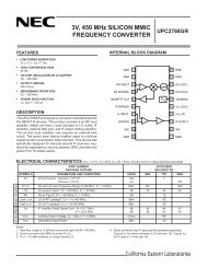 3V, 450 MHz SILICON MMIC FREQUENCY CONVERTER California ...