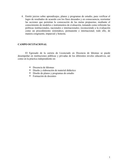 REGISTRO DE PLAN DE ESTUDIOS