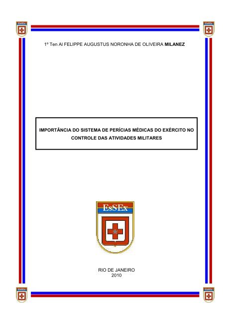 importÃ¢ncia do sipmed - milanez - essex 2010 - Escola de SaÃºde do ...