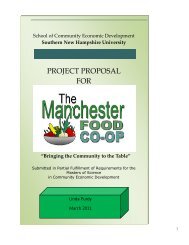 Project proposal for the Manchester Food Co-op - SNHU Academic ...