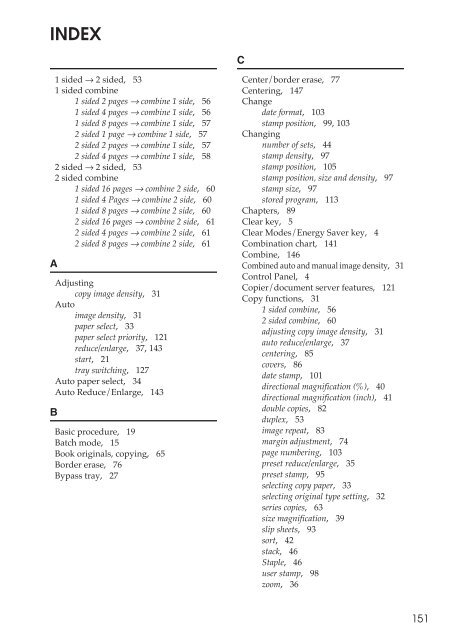 Copy Reference Guide - Zoom Imaging Solutions, Inc