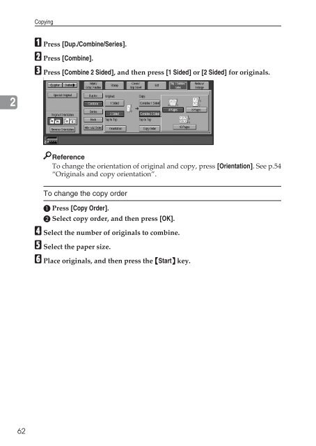 Copy Reference Guide - Zoom Imaging Solutions, Inc