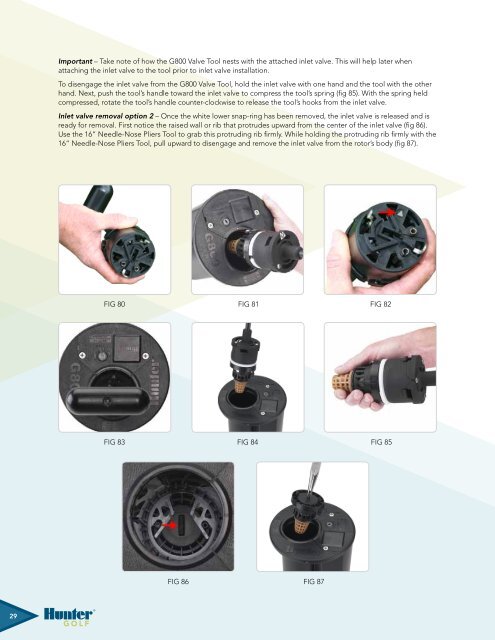 TTS Golf RoToR oWNERS MANUAl - Hunter Industries