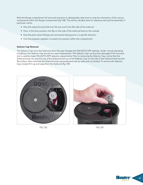 TTS Golf RoToR oWNERS MANUAl - Hunter Industries