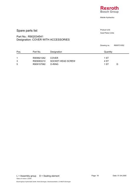 AA11VLO260DRG/11R - DDKS Industries, hydraulic components ...