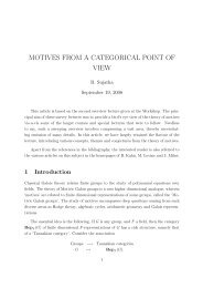 motives from a categorical point of view - Tata Institute of ...