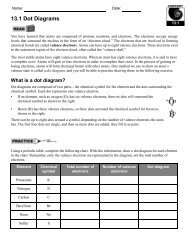 13.1 Dot Diagrams - CPO Science