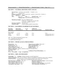 Natural gas liquids - Y grade Material Safety Data Sheet - Encana
