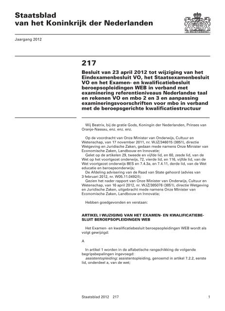 Stb-2012-217 - Steunpunt Taal en Rekenen VO