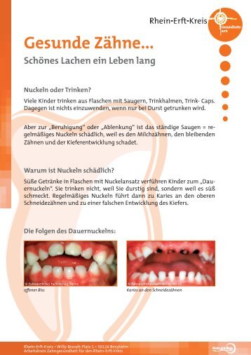 Gesunde Zähne... Schönes Lachen ein Leben ... - Rhein-Erft-Kreis