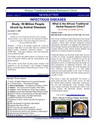 INFECTIOUS DISEASES - Blackherbals.com