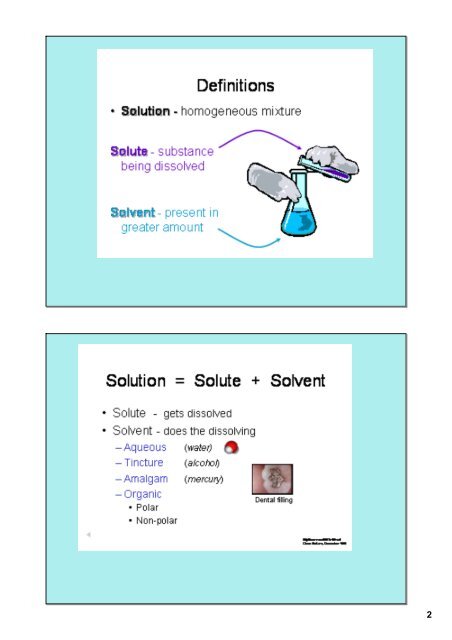 Ch 14 Mixtures and Solutions Big Idea: Nearly all of the gases ...