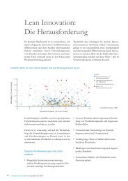 Lean Innovation: Die Herausforderung - Schuh Group