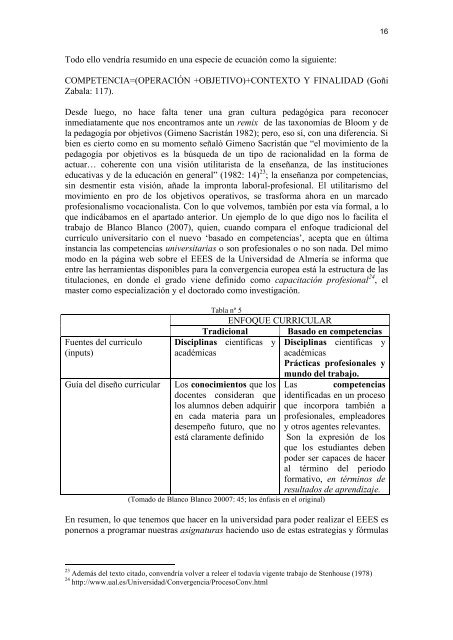 La voluntad de distracciÃ³n: las competencias en la ... - FÃ­rgoa