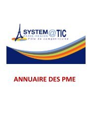 ANNUAIRE DES PME - Systematic