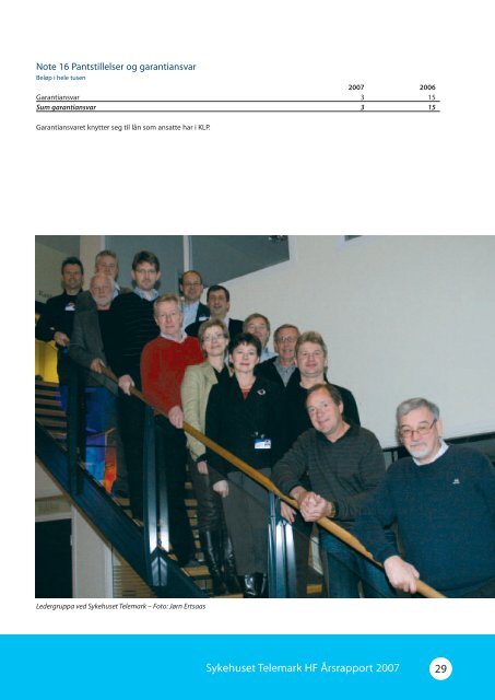 Ãrsrapport 2007 - Sykehuset Telemark