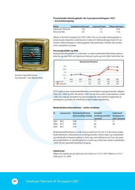 Ãrsrapport 2007 - Sykehuset Telemark